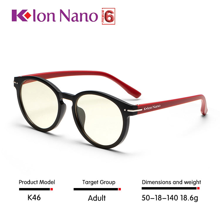 K-ION NANO PREMIUM 6 Round frame Glasses Klon nano K-LINK K ION NANO Kacamata Kesihatan K-lon nano Klonnano kion nano kionnano