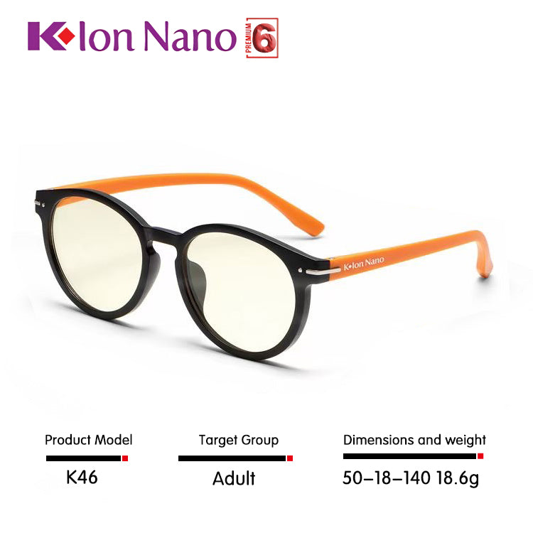 K-ION NANO PREMIUM 6 Round frame Glasses Klon nano K-LINK K ION NANO Kacamata Kesihatan K-lon nano Klonnano kion nano kionnano